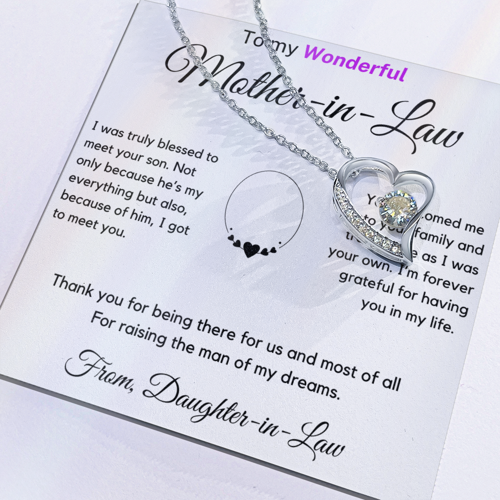 (Almost Sold Out) I'm Forever Grateful For Having You In My Life - Necklace For Mother-in-law