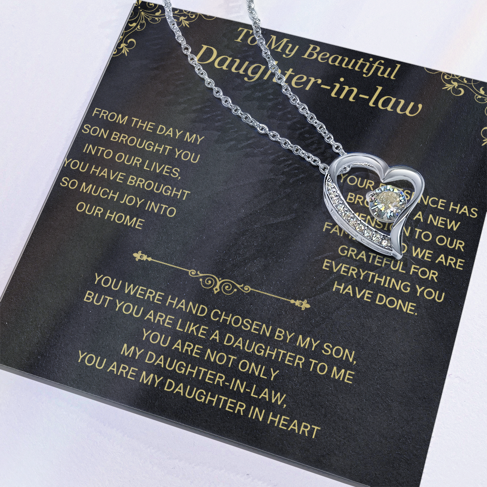 (Almost Sold Out)  You Are My Daughter-in-Heart  Necklace For Daughter-in-Law