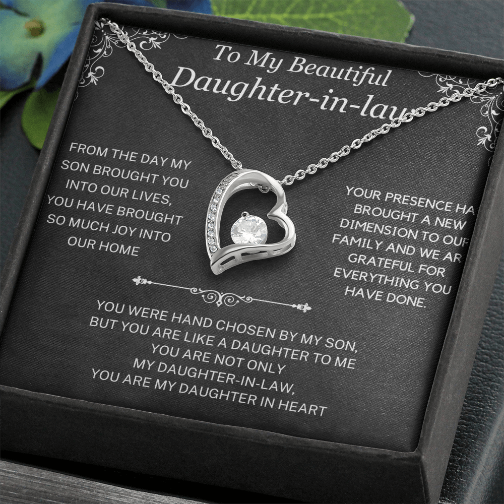 (Almost Sold Out) Daughter-in-Heart Necklace For Daughter-in-Law