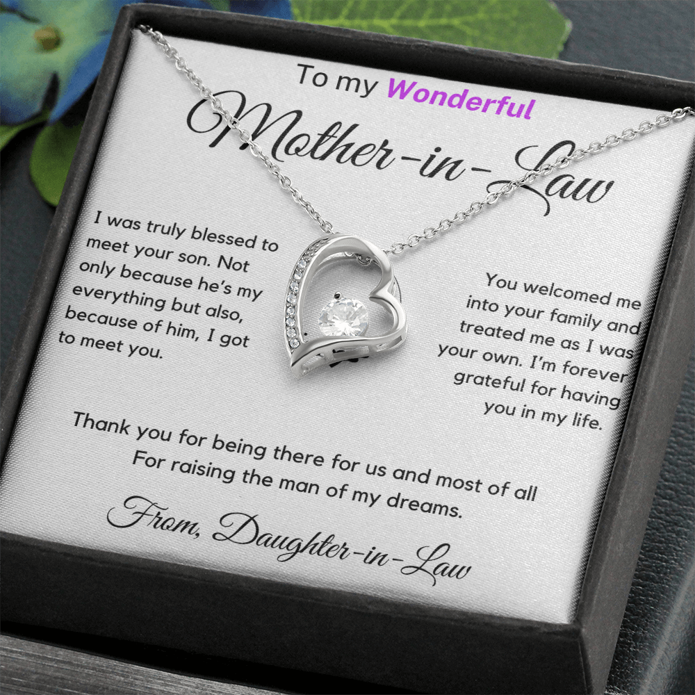 (Almost Sold Out) I'm Forever Grateful For Having You In My Life - Necklace For Mother-in-law