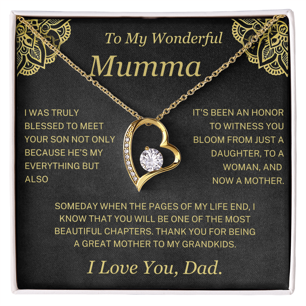 (Almost Sold Out) Most Beautiful Chapter- Necklace For Mother-In-Law