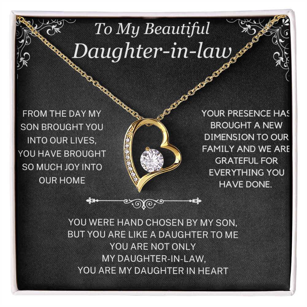 (Almost Sold Out) Daughter-in-Heart Necklace For Daughter-in-Law