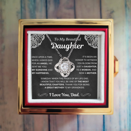 (Almost Sold Out) You are my Sunshine and Happiness - Necklace For Daughter