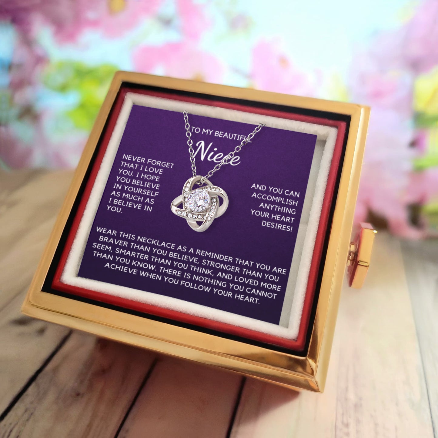 Believe in yourself as much as I believe in you - Necklace For Niece