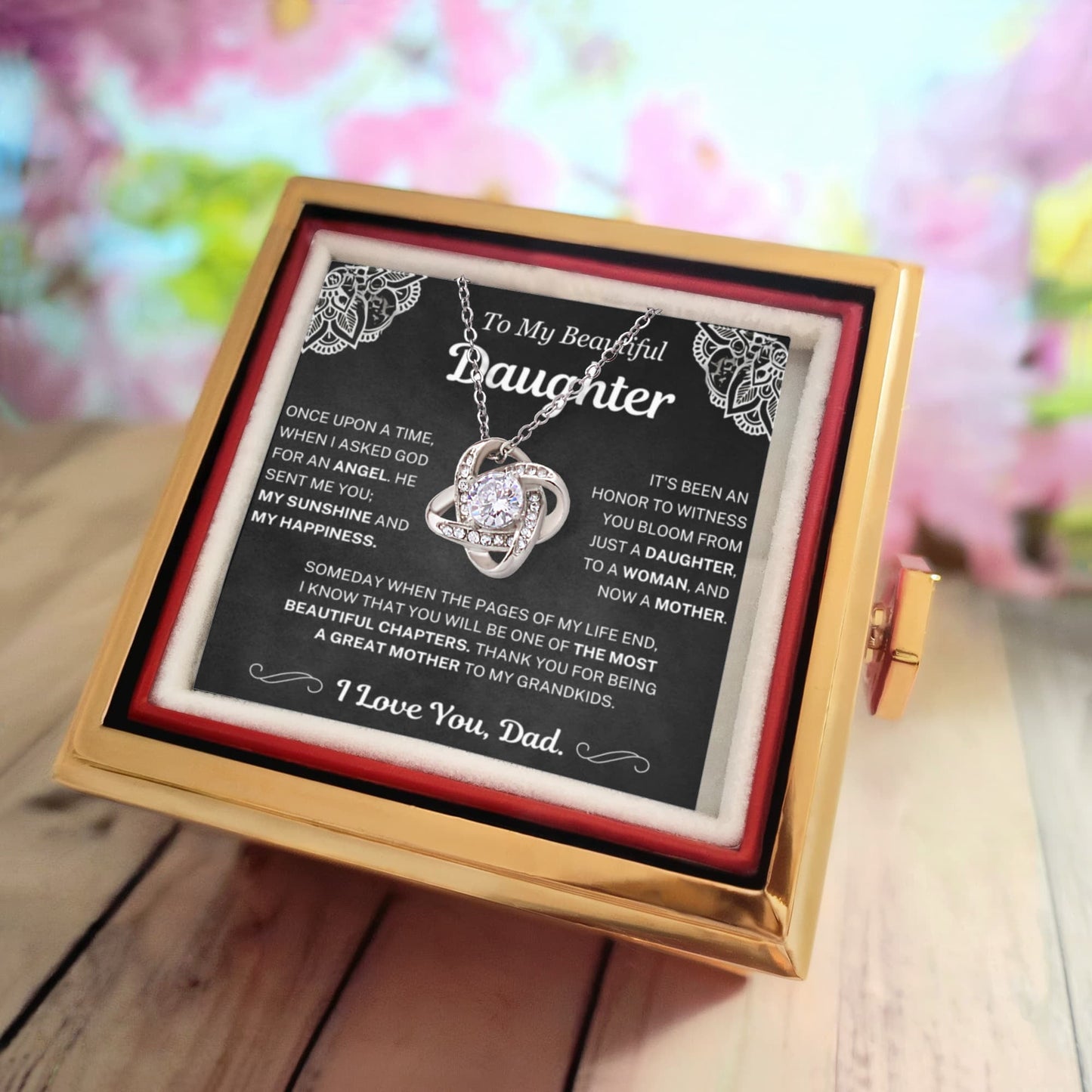 (Almost Sold Out) You are my Sunshine and Happiness - Necklace For Daughter