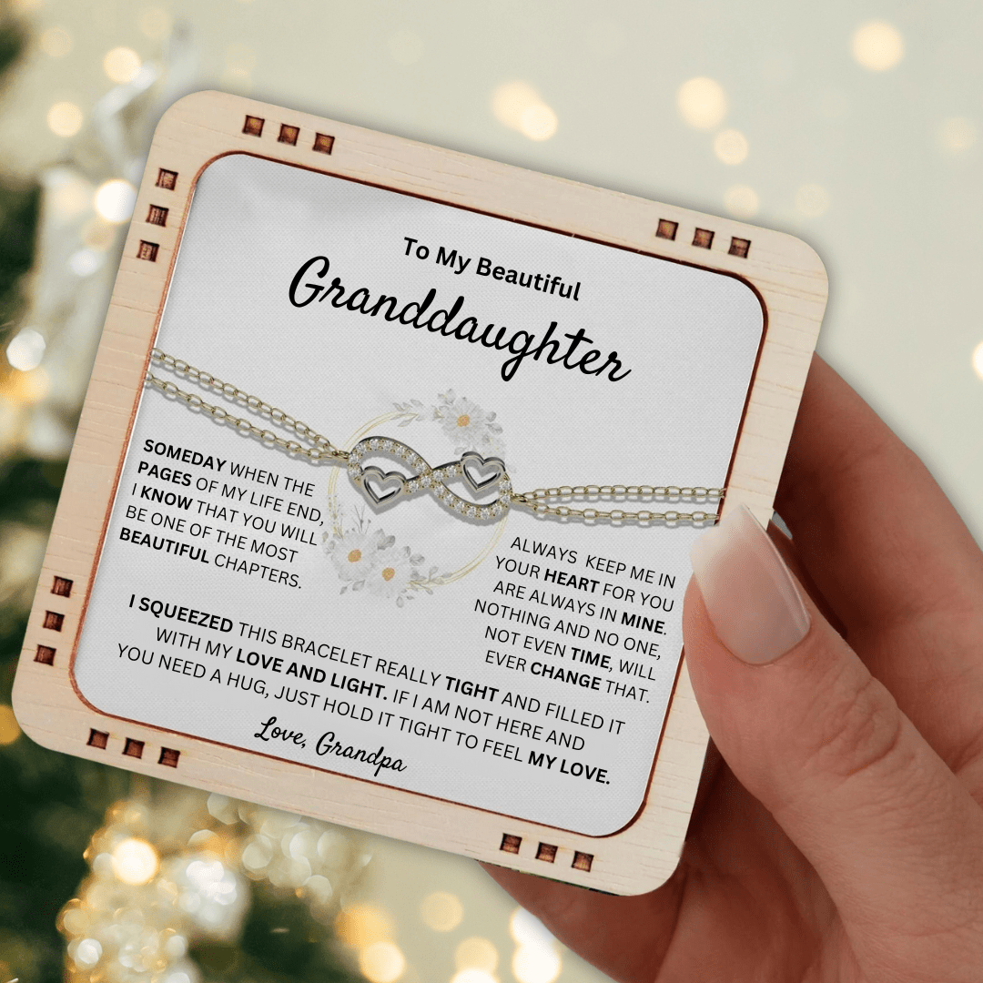 (Almost Sold Out) Always Keep Me In Your Heart - Bracelet For Granddaughter From Grandpa