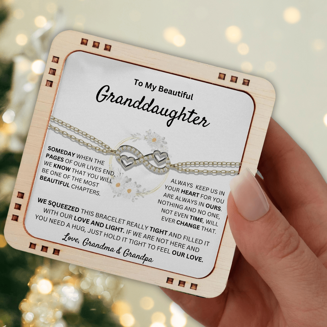 (Almost Sold Out) Always Keep Me In Your Heart - Bracelet For Granddaughter From Grandma & Grandpa