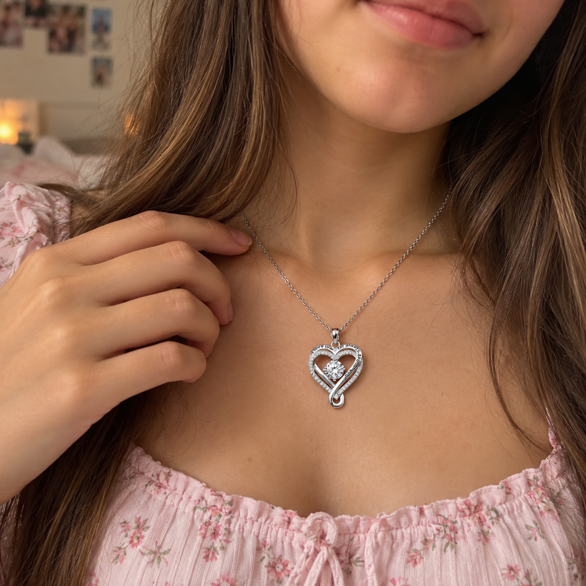 You will always be my little girl - Necklace of Love For Daughter