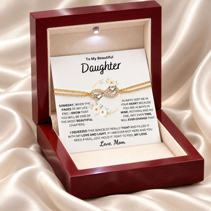 (Almost Sold Out) Always Keep Me In Your Heart - Bracelet For Daughter