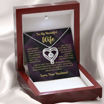 I want to be your last everything - Necklace For Wife