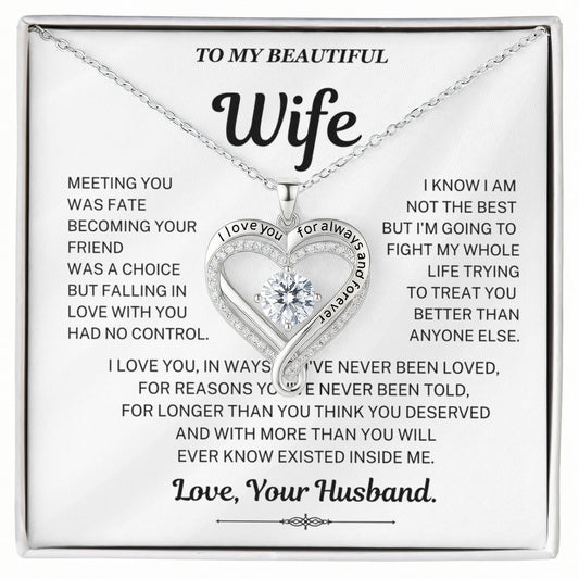 Falling in love with you had no control - Necklace For Wife