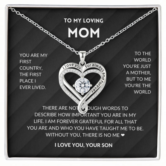 I'm Forever Grateful - Necklace For Mom From Son