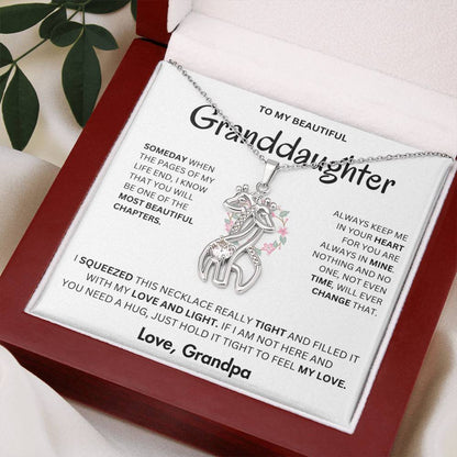 Keep me in your heart forever - Necklace For Granddaughter