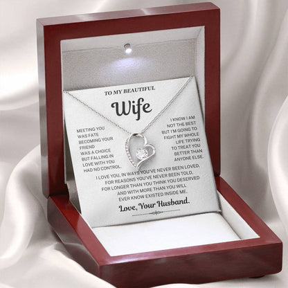 Falling in love with you had no control - Necklace For Wife