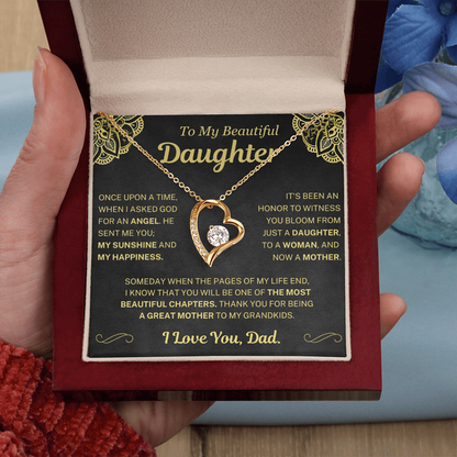 (Almost Sold Out) Thank You For Being A Great Mother - Necklace For Daughter From Dad