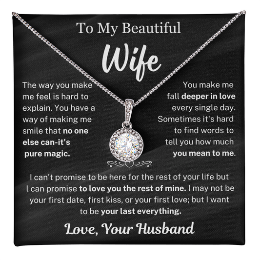 I'll love for the rest of my life - Necklace For Wife