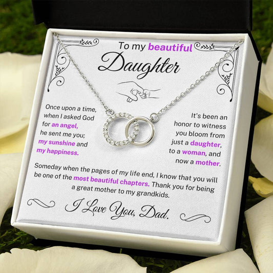 (Almost Sold Out) It's been an honor to witness you becoming a Mother - Necklace for Daughter From Dad