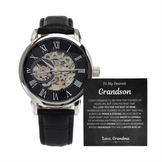 Remember whose Grandson you are - Openwork Watch For Grandson