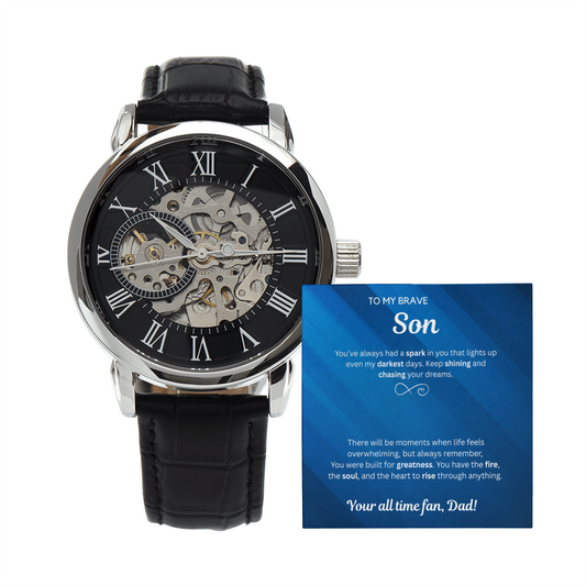 You are built for greatness - Openwork Watch For Son