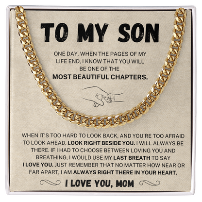 (Almost Sold Out) I would use my last breath to say I Love You - Cuban Chain For Son