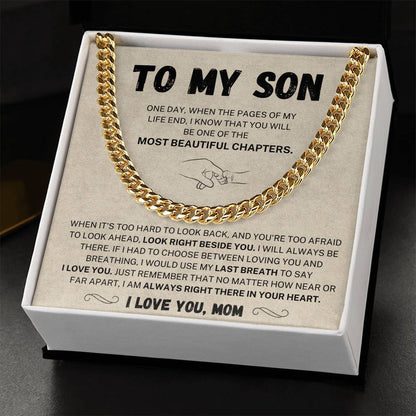 (Almost Sold Out) I would use my last breath to say I Love You - Cuban Chain For Son