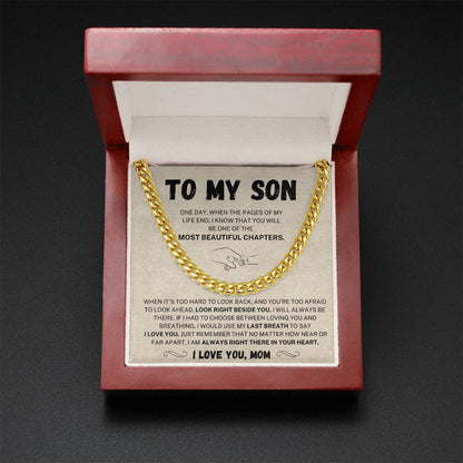 (Almost Sold Out) I would use my last breath to say I Love You - Cuban Chain For Son