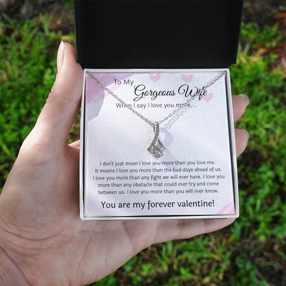 I Love You The Most - Necklace For Wife