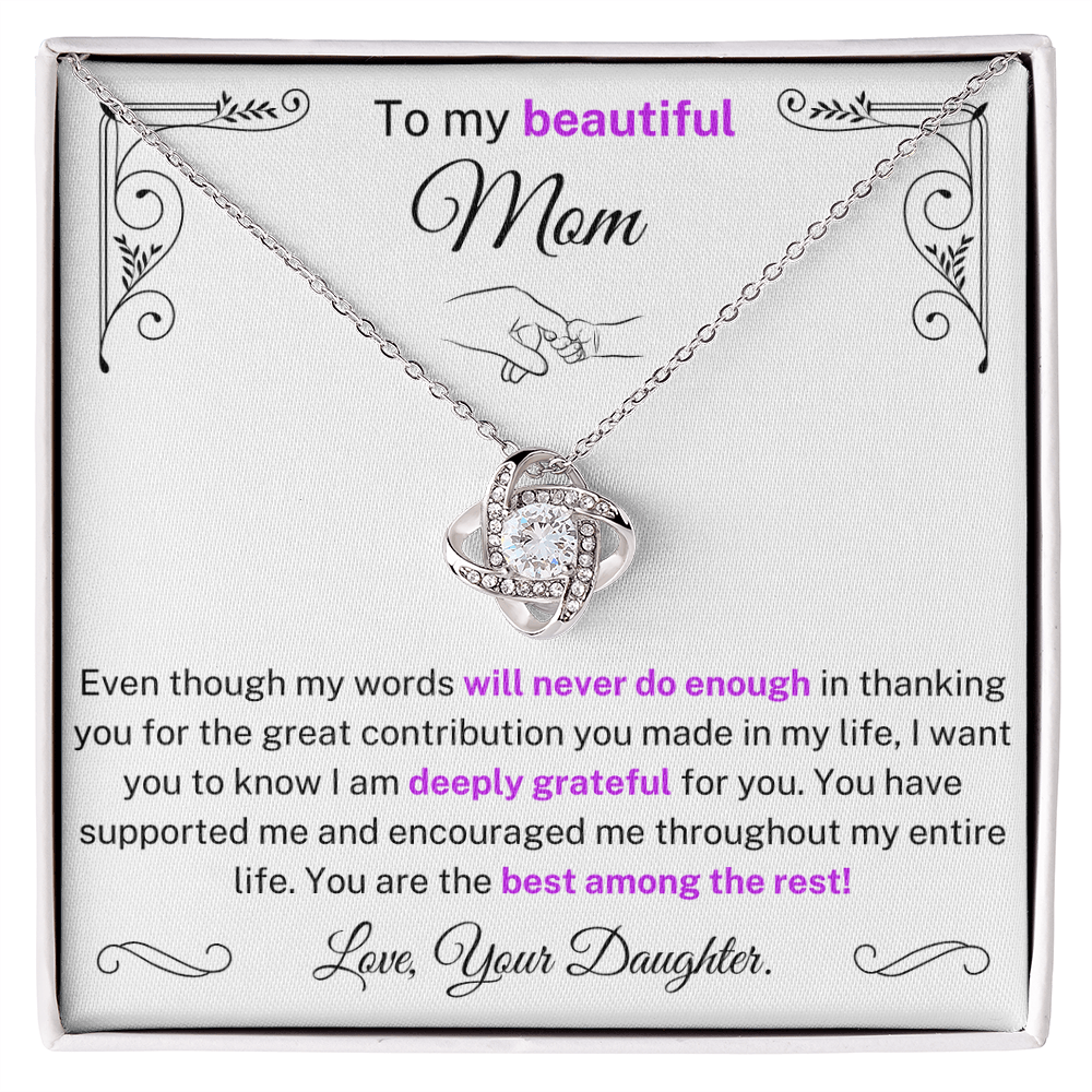 You are the best amongst the best - Necklace For Mom