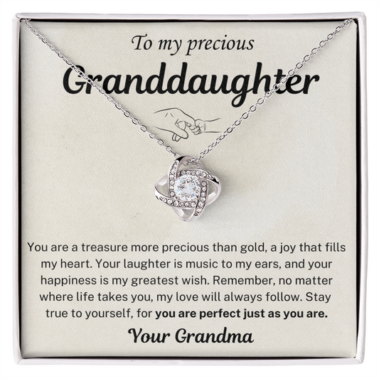 My love will always follow you - Necklace For Granddaughter