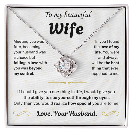 You are the best thing that ever happened to me - Necklace For Wife