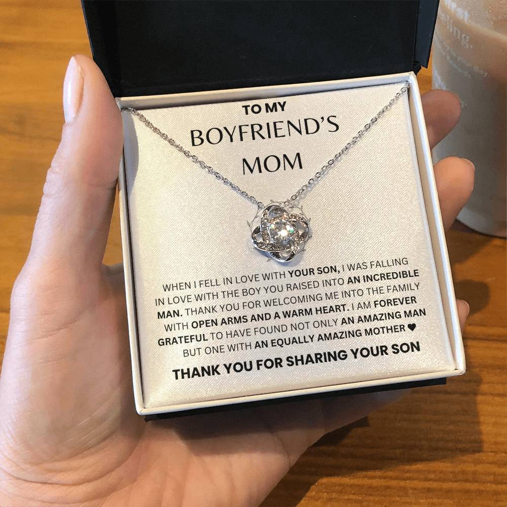 Thank You For Welcoming Me Into The Family - Necklace For Boyfriend's Mom