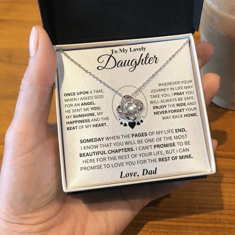 You are the most beautiful chapter of my life - Necklace for Daughter