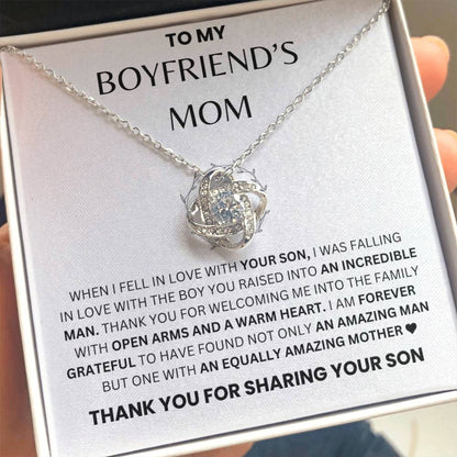 Thank You For Welcoming Me Into The Family - Necklace For Boyfriend's Mom