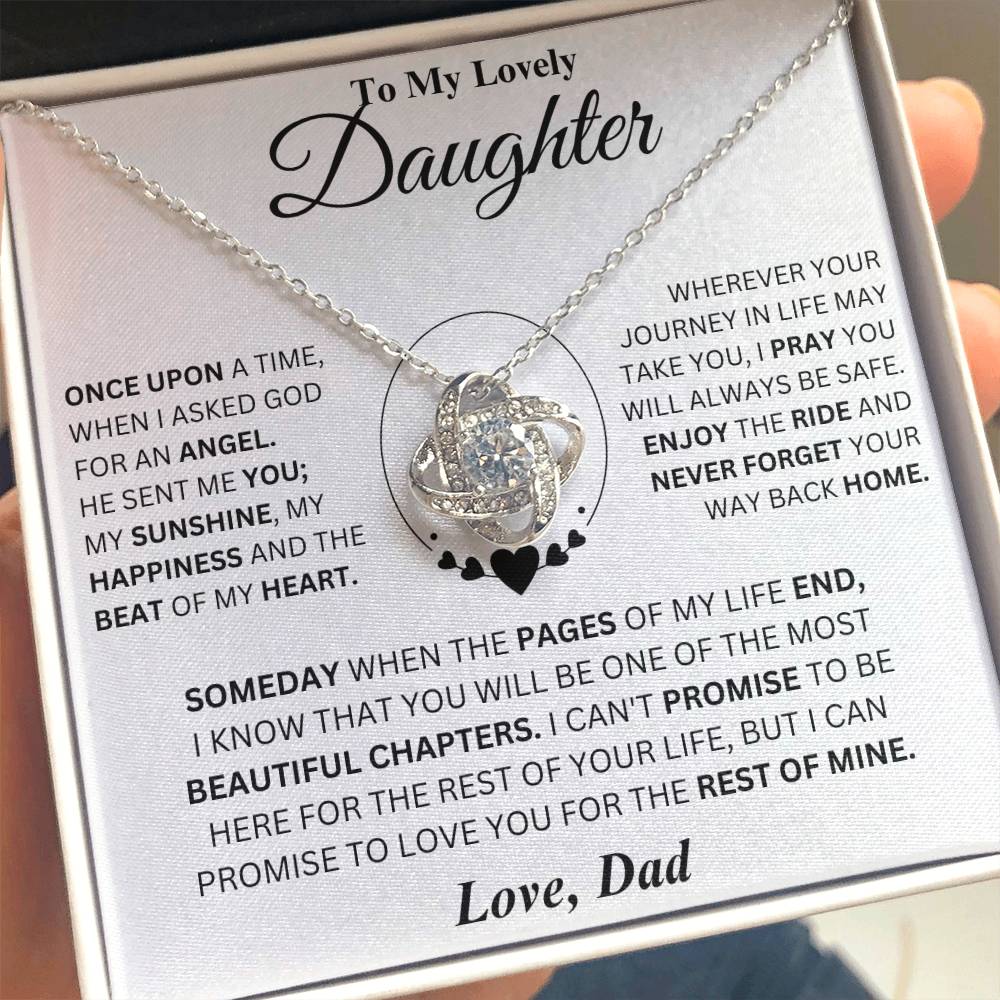 You are the most beautiful chapter of my life - Necklace for Daughter