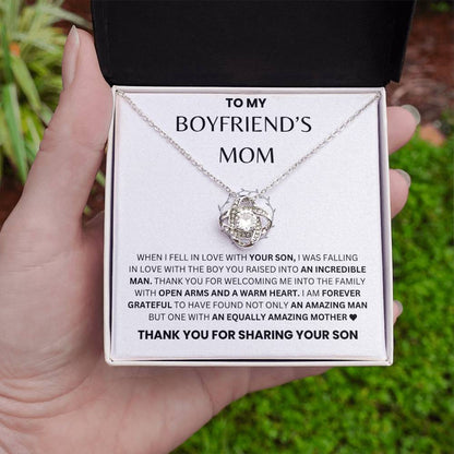 Thank You For Welcoming Me Into The Family - Necklace For Boyfriend's Mom