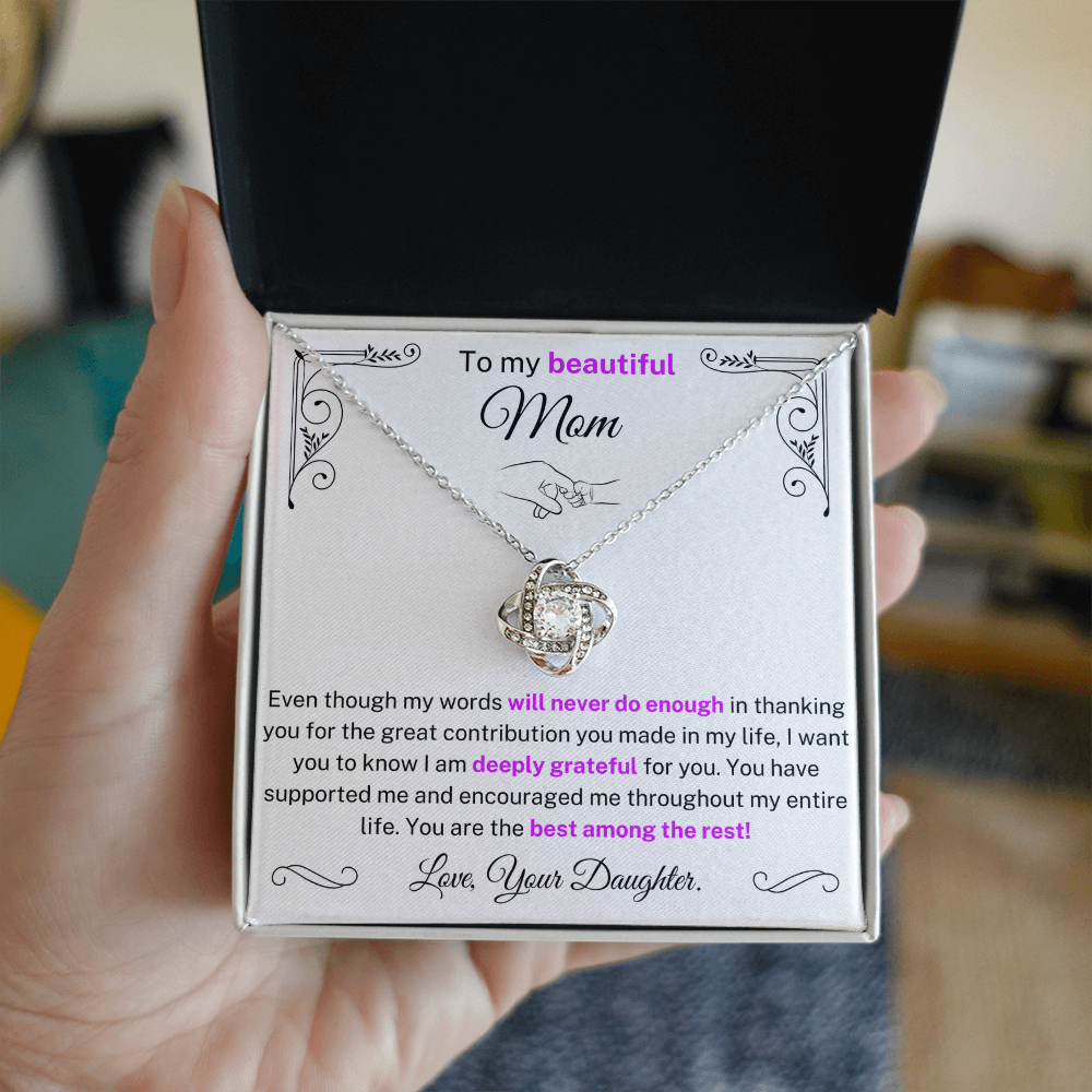 You are the best amongst the best - Necklace For Mom