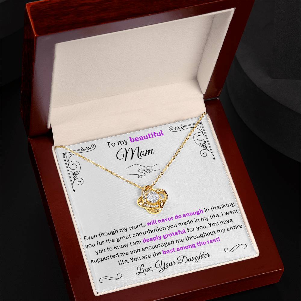 You are the best amongst the best - Necklace For Mom