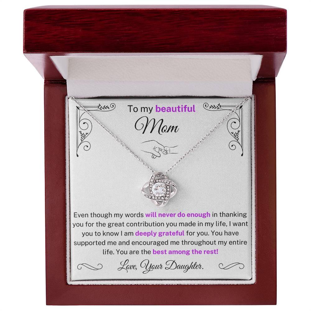 You are the best amongst the best - Necklace For Mom