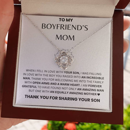 Thank You For Welcoming Me Into The Family - Necklace For Boyfriend's Mom