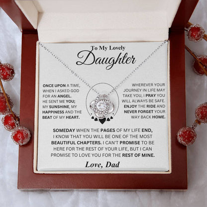 You are the most beautiful chapter of my life - Necklace for Daughter