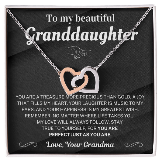 My love will always follow you -  Necklace For Granddaughter