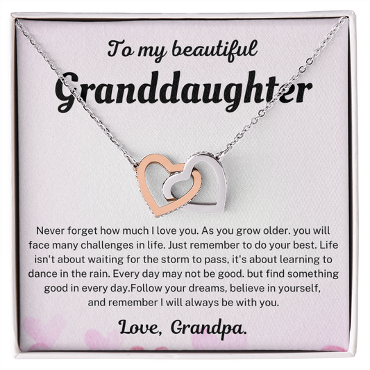 Remember I will always be with you - Necklace For Granddaughter