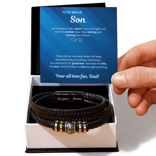 You are built for greatness - Bracelet For Son