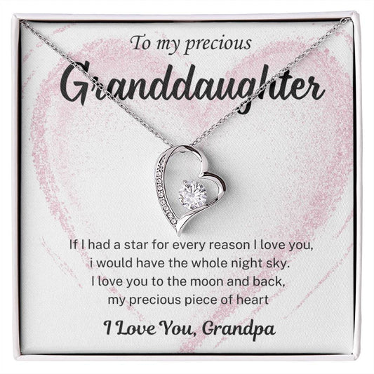 I love you to the moon and back - Necklace For Granddaughter