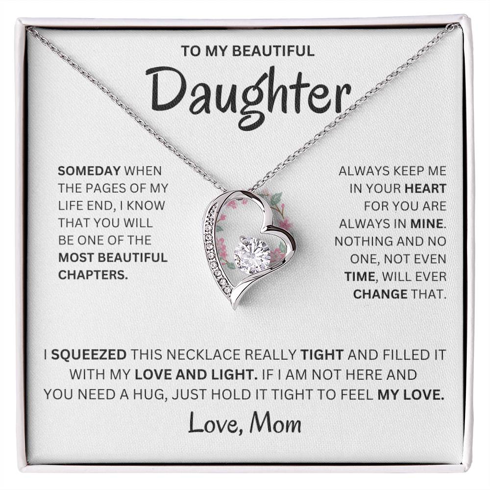 (Almost Sold Out) Always Keep Me In Your Heart - Necklace For Daughter