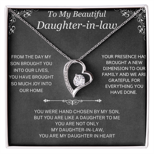 (Almost Sold Out) Daughter-in-Heart  Necklace For Daughter-in-Law