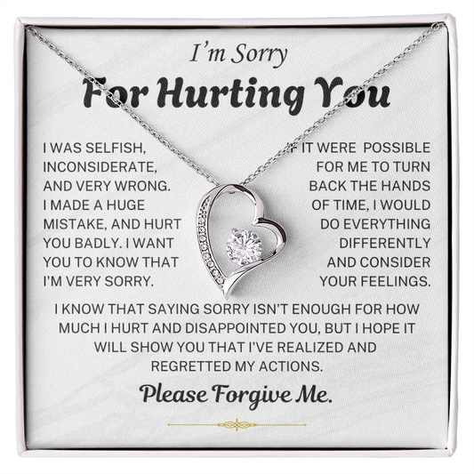 I'm sorry for hurting you - Necklace For Wife