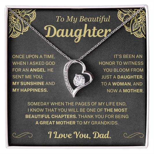 (Almost Sold Out) Thank You For Being A Great Mother - Necklace For Daughter From Dad