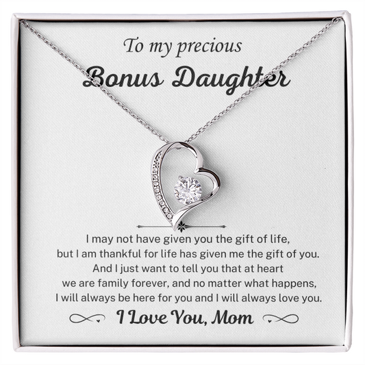 No matter what happens, I will always be there for you - Necklace For Bonus Daughter