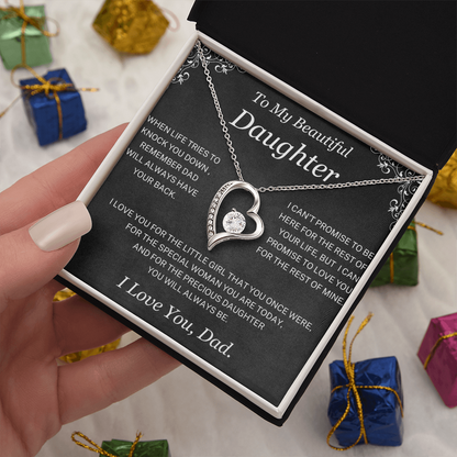 You will always be my little girl - Necklace for Daughter from Dad